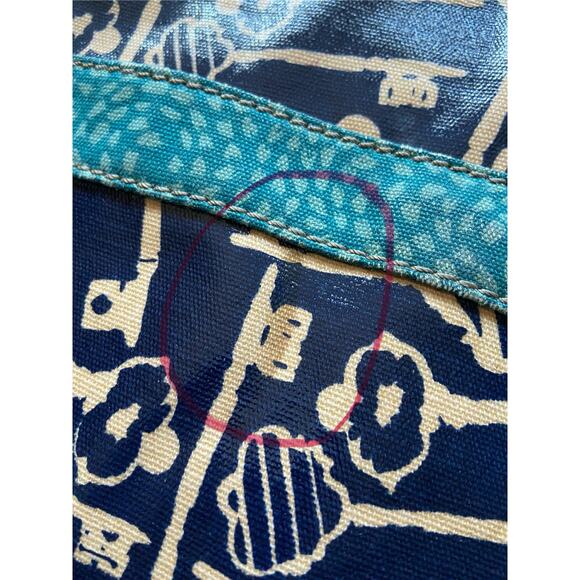 FOSSIL Key-Per Colorful Navy Messenger Bag - Picture 10 of 16